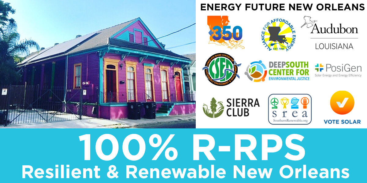 A Community-Led Vision for New Orleans: The First 100% Renewable and Resilient Energy Plan Standard in the Gulf South